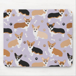 Alfombrilla De Ratón Pasta de perro Corgi y almohadilla de ratón de hue