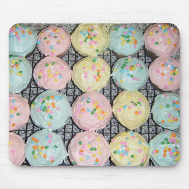 Alfombrilla De Ratón Pastel Baking Cake Foodie Cupcakes Mouse Pad (Frente)