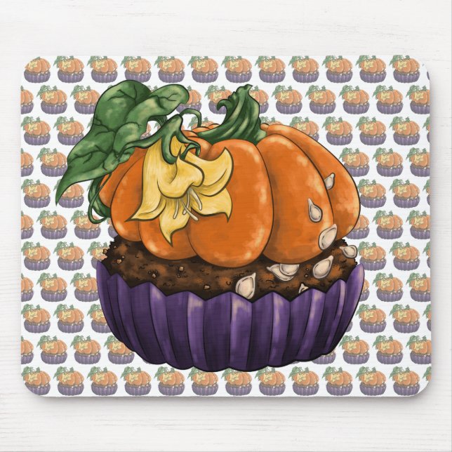 Alfombrilla De Ratón Pastel de calabaza (Frente)