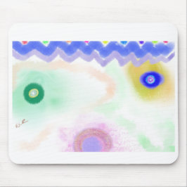 Alfombrilla De Ratón Pastel Galaxies Impressionist Art Mousepad