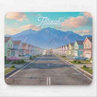 Alfombrilla De Ratón Pastel Paradise, Carretera Infinita | Suburbios E