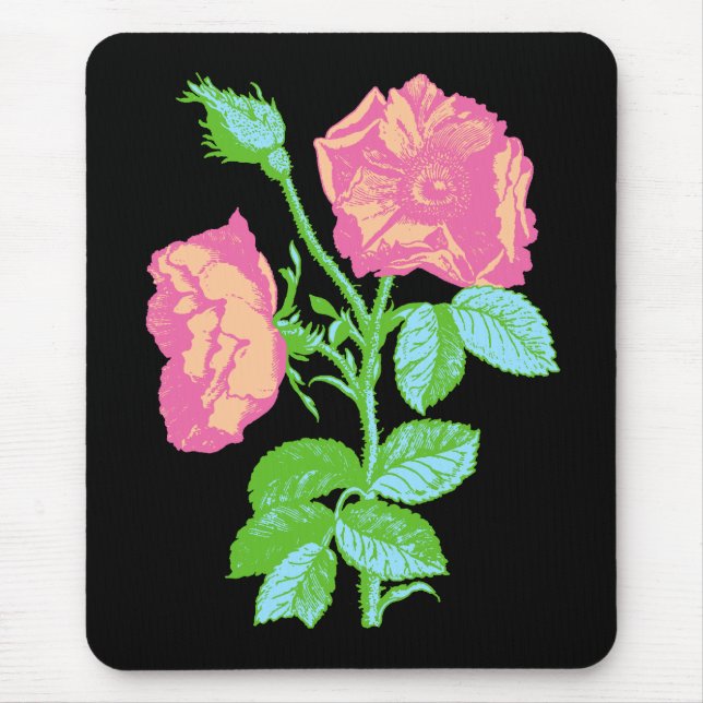 Alfombrilla De Ratón Pastel Rosa (Frente)