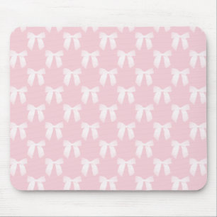Alfombrilla De Ratón Pastel rosa bebé con arcos blancos