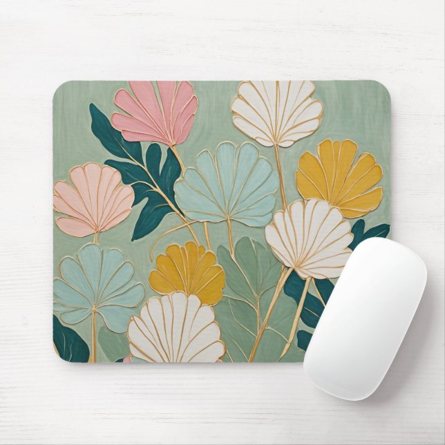 Alfombrilla De Ratón Pastel Scallop Dance (Con ratón)