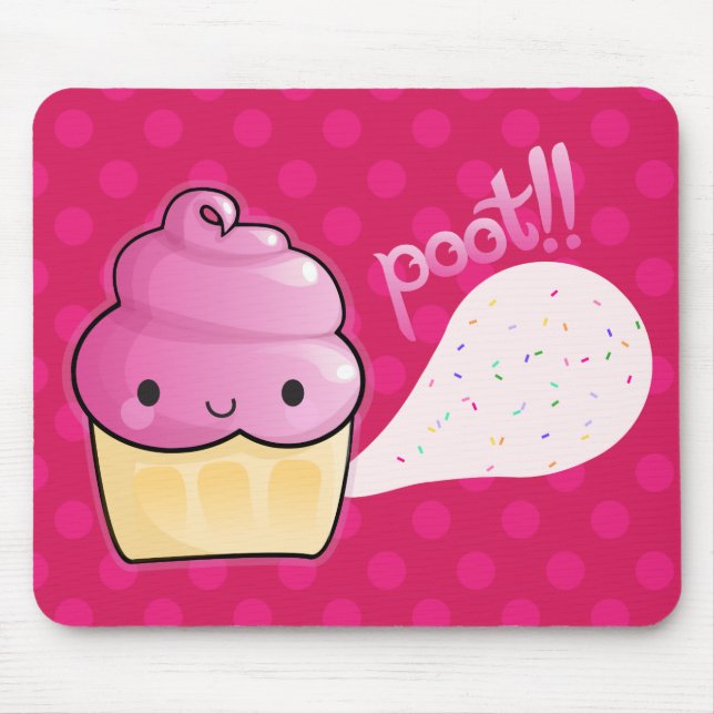 Alfombrilla De Ratón Pasteles Fart Sprinkels Pink (Frente)