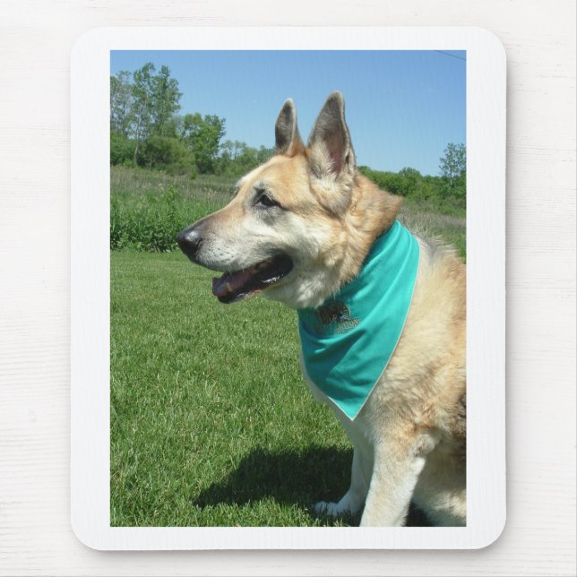 Alfombrilla De Ratón Pastor alemán (Frente)