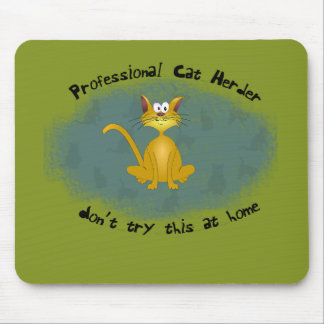 Alfombrilla De Ratón Pastor divertido Mousepad del gato