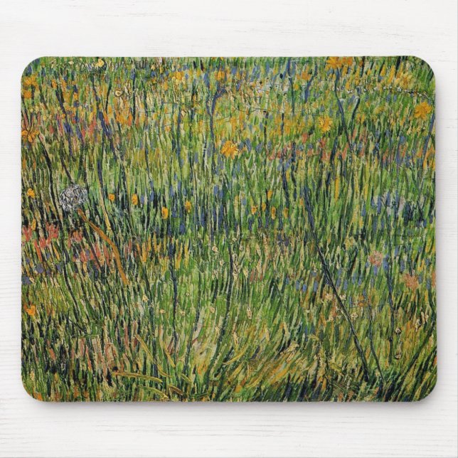 Alfombrilla De Ratón Pastor en Bloom por Vincent van Gogh (Frente)