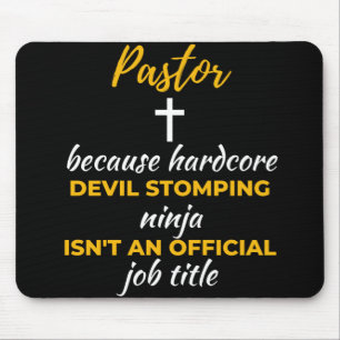 Alfombrilla De Ratón Pastor Porque El Diablo Más Difícil Impide Ninja