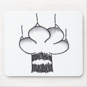 Alfombrilla De Ratón Pata para el mousepad
