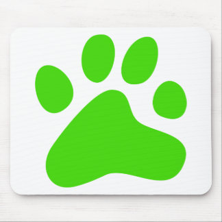 Alfombrilla De Ratón Pata verde del perro