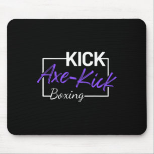 Alfombrilla De Ratón Patada de hacha de kickboxing