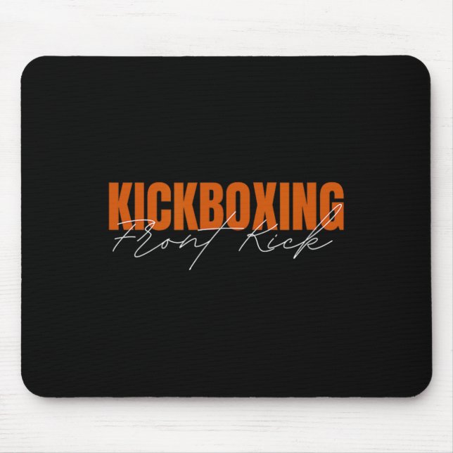 Alfombrilla De Ratón Patada frontal kickboxing (Frente)