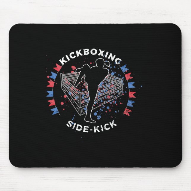 Alfombrilla De Ratón Patada Lateral Kickboxing  (Frente)