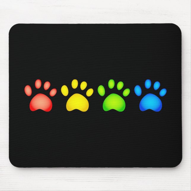 Alfombrilla De Ratón Patas coloridas (Frente)