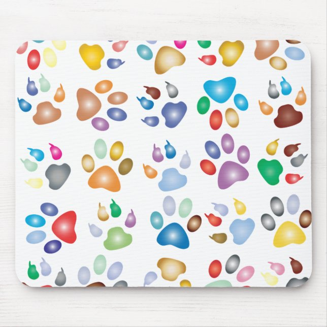 Alfombrilla De Ratón Patas de los mascotas (Frente)