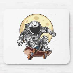 Alfombrilla De Ratón Patinador Astronauta
