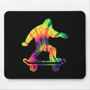 Alfombrilla De Ratón Patinadores Hippies de Bigfoot Tie Dye Sasquatch S