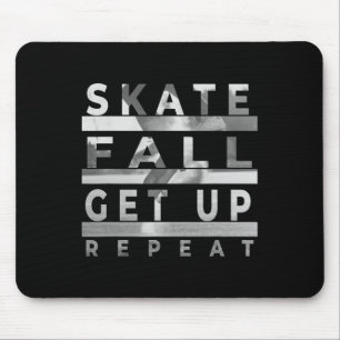 Alfombrilla De Ratón Patinar Caer Levantarse Repetir - Divertido Ska de