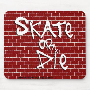 Alfombrilla De Ratón Patinar o morir Mousepad