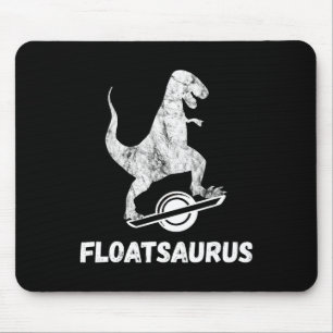 Alfombrilla De Ratón Patineta Eléctrica Float T-rex Saurus Una Rueda V