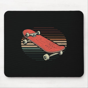 Alfombrilla De Ratón Patineta larga divertida realizando trucos Sk