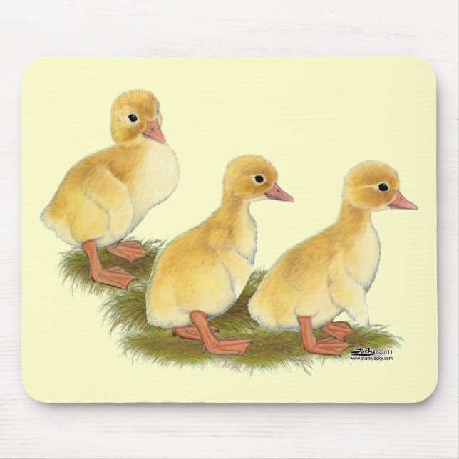 Alfombrilla De Ratón Patitos amarillos (Frente)