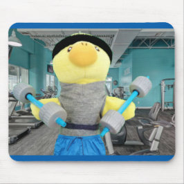 Alfombrilla De Ratón Pato Danny en el gimnasio