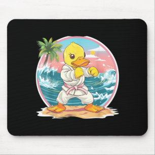 Alfombrilla De Ratón Pato de goma de Taekwondo Kickboxing Animal Jiu-Ji