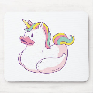 Alfombrilla De Ratón Pato de goma de Unicornio