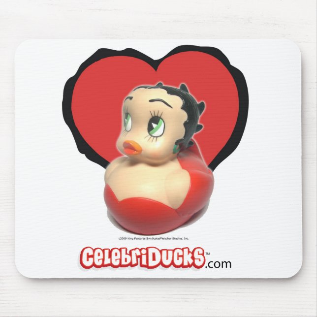 Alfombrilla De Ratón Pato de goma Mousepad de Betty Boop (Frente)
