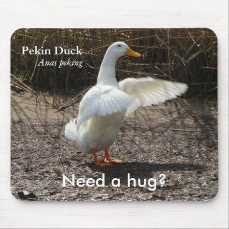 Alfombrilla De Ratón Pato de Pekin (necesite un abrazo?) Mousepad