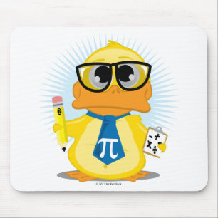 Alfombrilla De Ratón Pato del profesor de matemáticas