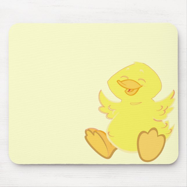 Alfombrilla De Ratón Pato feliz Mousepad (Frente)