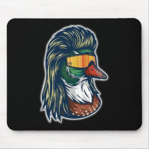 Alfombrilla De Ratón Pato Mallard Con Mullet Y Gles