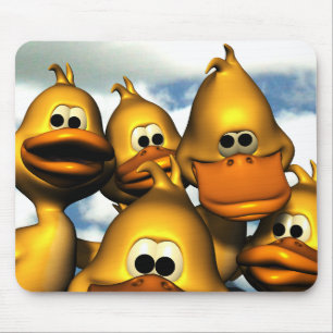 Alfombrilla De Ratón Pato que recolecta Mousepad