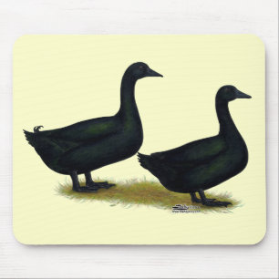 Alfombrilla De Ratón Patos: Cayugas negro