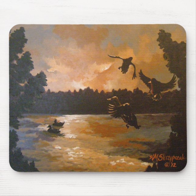 Alfombrilla De Ratón Patos Coloneándose En La Almohadilla Del Ratón (Frente)