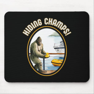 Alfombrilla De Ratón Patos de crucero y campeones ocultos de Bigfoot he