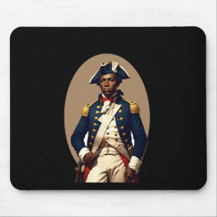Alfombrilla De Ratón Patriota africano, soldado de guerra revolucionari