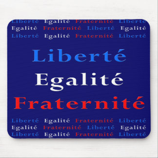 Alfombrilla De Ratón Patriota francés Mousepad - libertad, igualdad…