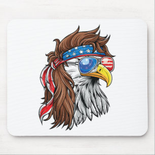 Alfombrilla De Ratón Patriotic Byld Eagle Mullet Eeuu Bandera Americana