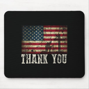 Alfombrilla De Ratón Patriótico De Sus Servicios - Día De Los Veteranos