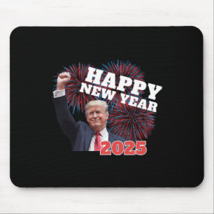 Alfombrilla De Ratón Patriótico Trump Feliz Año Nuevo 2025 Conservador 