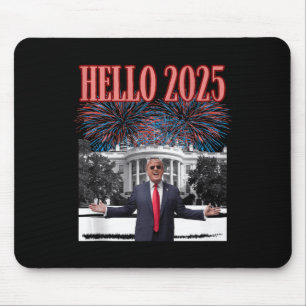 Alfombrilla De Ratón Patriótico Trump Hola republicano Año Nuevo 2025