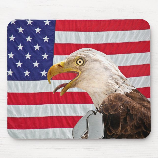 Alfombrilla De Ratón Patriotismo americano (Frente)