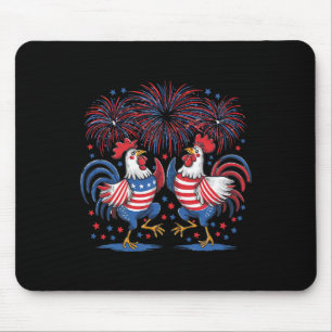 Alfombrilla De Ratón Patrocinadores Patrióticos Eeuu Bandera 4 De Julio
