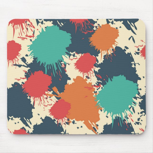 Alfombrilla De Ratón Patrón abstracto (Frente)