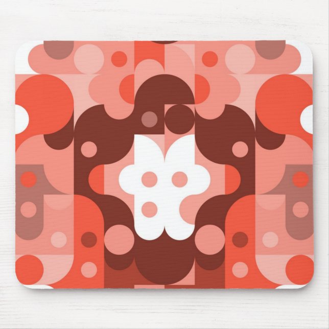 Alfombrilla De Ratón Patrón abstracto (Frente)