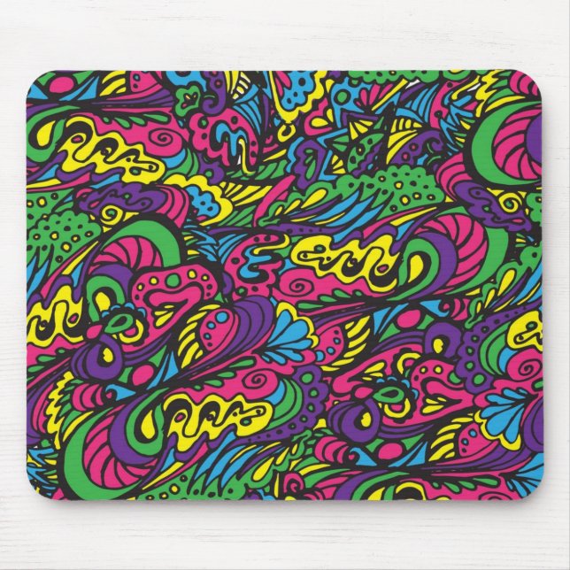 Alfombrilla De Ratón Patrón abstracto (Frente)